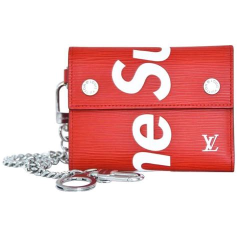 louis vuitton supreme wallet chain|does louis vuitton own supreme.